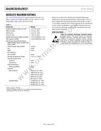 ADUCM331WDCPZ Datasheet Page 10