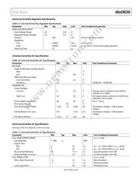ADUCM350BBCZ-RL Datasheet Page 9