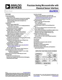ADUCM355BCCZ-RL7 Datasheet Cover