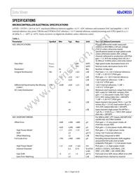 ADUCM355BCCZ-RL7 Datasheet Page 5