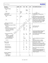 ADUCM355BCCZ-RL7 Datasheet Page 13