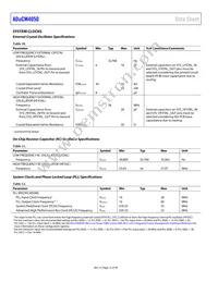 ADUCM4050BCPZ-R7 Datasheet Page 12