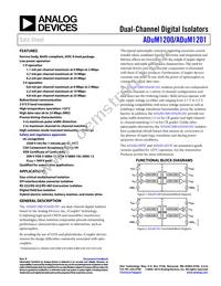 ADUM1200CR-RL7 Datasheet Cover