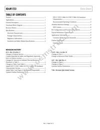 ADUM1233BRWZ Datasheet Page 2