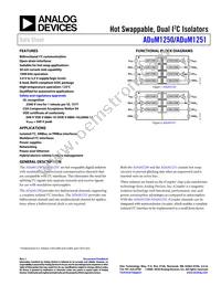 ADUM1251WARZ-RL7 Datasheet Cover