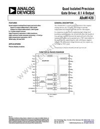 ADUM1420BRWZ-RL Datasheet Cover