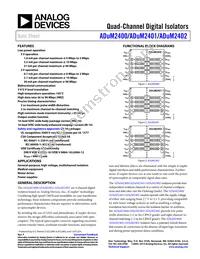 ADUM2402CRIZ-RL Datasheet Cover