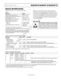 ADUM3402TRWZ-EP-RL Datasheet Page 11