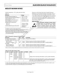 ADUM3402WBRWZ Datasheet Page 9