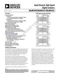 ADUM3441CRWZ-RL Datasheet Cover