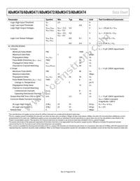 ADUM3474WCRSZ Datasheet Page 8