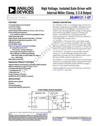 ADUM4121-1TRIZ-EPR Datasheet Cover
