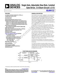 ADUM4122CRIZ-RL Datasheet Cover