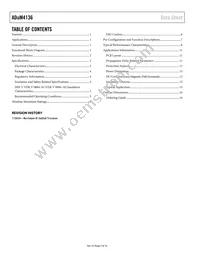 ADUM4136BRWZ-RL Datasheet Page 2