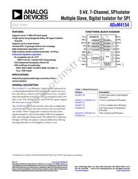 ADUM4154BRIZ-RL Datasheet Cover
