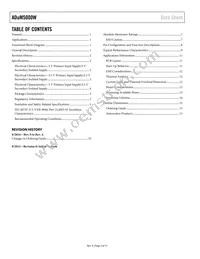 ADUM5000WARWZ Datasheet Page 2