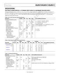 ADUM5410BRSZ-RL7 Datasheet Page 3