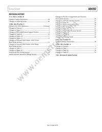 ADV202BBCZRL-150 Datasheet Page 3