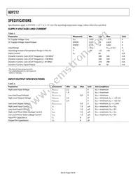 ADV212BBCZRL-115 Datasheet Page 4