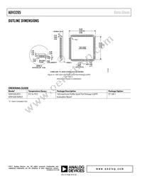 ADV3205JSTZ Datasheet Page 20