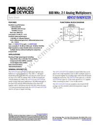 ADV3220ACPZ-R7 Datasheet Cover