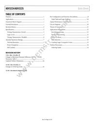 ADV3225ACPZ Datasheet Page 2