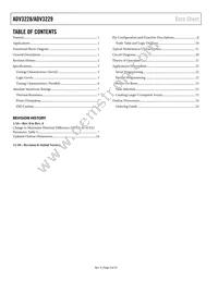 ADV3228ACPZ Datasheet Page 2