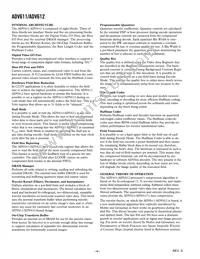 ADV611JSTZ Datasheet Page 4
