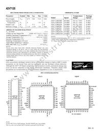 ADV7120KPZ30 Datasheet Page 4