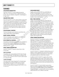 ADV7171KSZ-REEL Datasheet Page 18