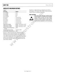 ADV7180WBSTZ-REEL Datasheet Page 12