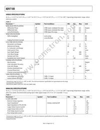 ADV7188BSTZ Datasheet Page 6