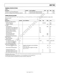 ADV7188BSTZ Datasheet Page 7