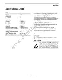 ADV7188BSTZ Datasheet Page 9