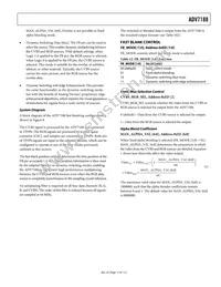 ADV7188BSTZ Datasheet Page 17