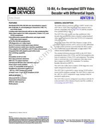 ADV7281AWBCPZ-M-RL Datasheet Cover