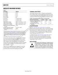 ADV7281WBCPZ-MA Datasheet Page 10
