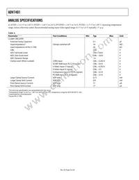 ADV7401BSTZ-80 Datasheet Page 8