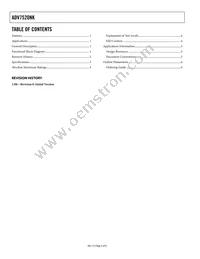 ADV7520NKBBCZ-80 Datasheet Page 2