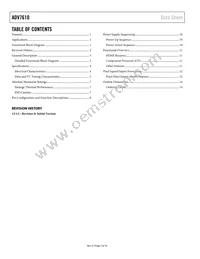 ADV7610BBCZ-P-RL Datasheet Page 2
