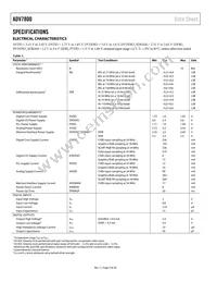 ADV7800BSTZ-80 Datasheet Page 4
