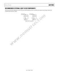 ADV7800BSTZ-80 Datasheet Page 17