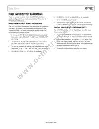 ADV7802BSTZ-150 Datasheet Page 21