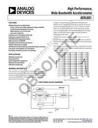 ADXL001-70BEZ Datasheet Cover
