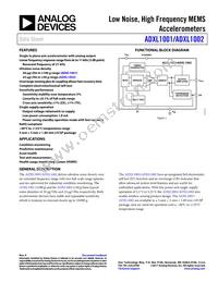 ADXL1002BCPZ-RL7 Datasheet Cover