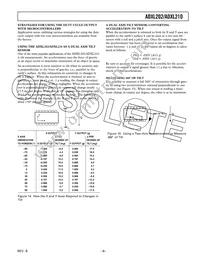 ADXL210AE-REEL Datasheet Page 9