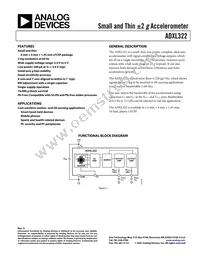 ADXL322JCP-REEL7 Datasheet Cover