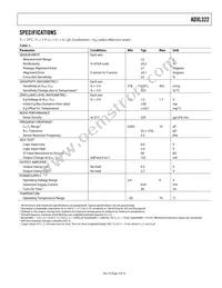 ADXL322JCP-REEL7 Datasheet Page 3