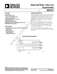 ADXL327BCPZ-RL Datasheet Cover