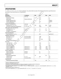 ADXL327BCPZ-RL Datasheet Page 3